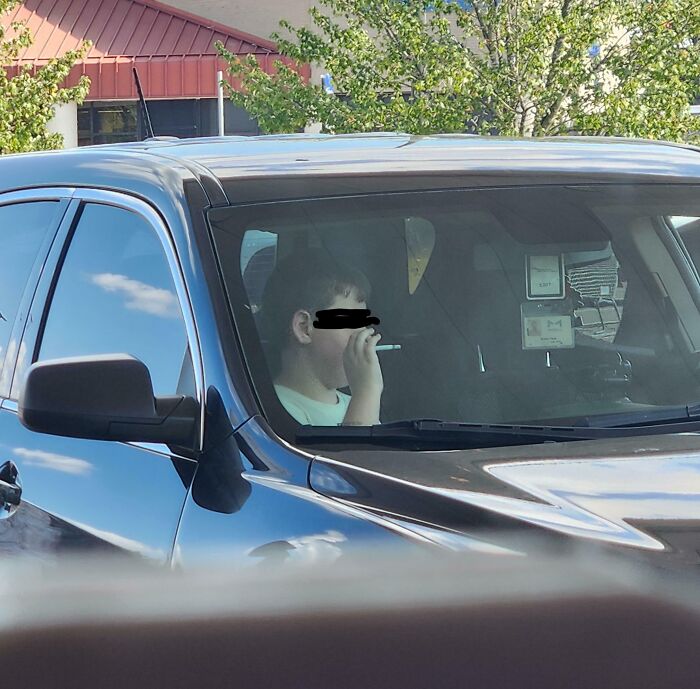 Hold Daddy's Cigarette While He Pumps Gas