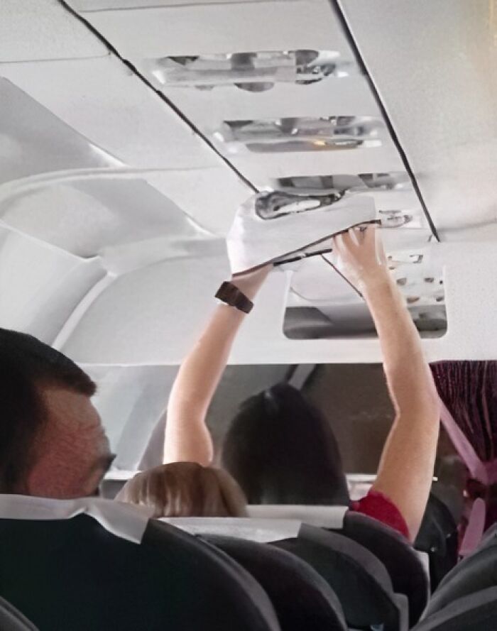 Drying Undies On A Plane