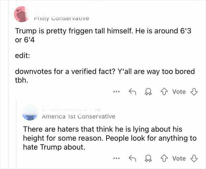 I Heard He Was Actually 6’8