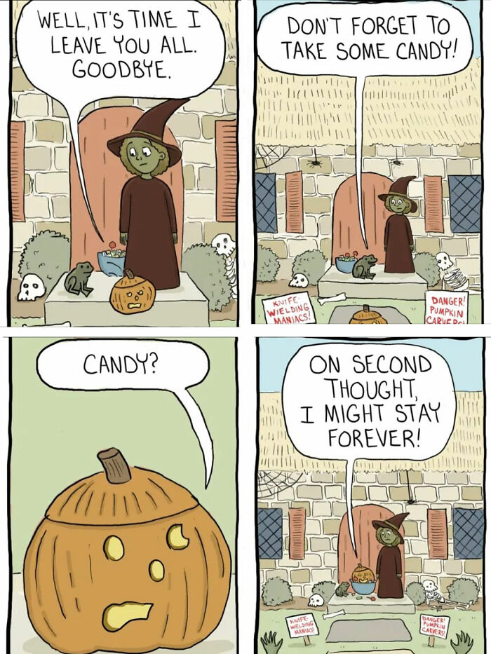 Os feitiços de uma bruxa nunca dão certo nestas 43 histórias em quadrinhos hilariantes de Caroline Carrington