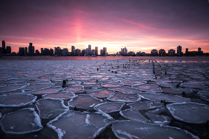 "Frozen River" By Myeongok Choi