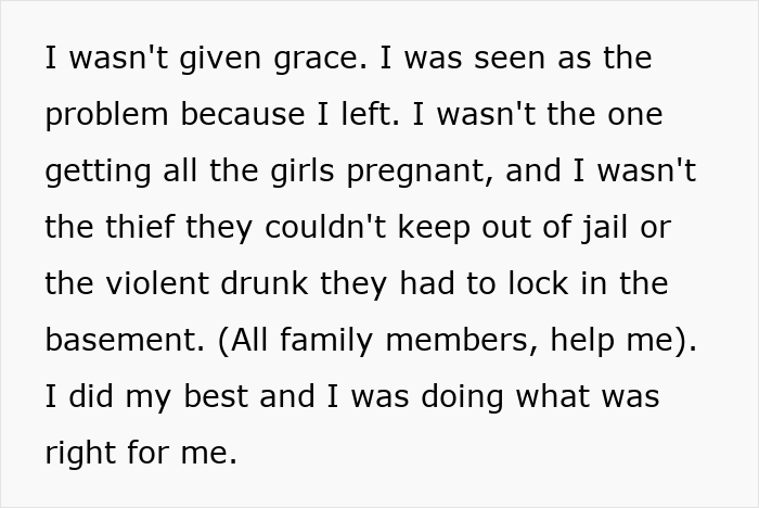Text excerpt reflecting feelings of rejection and personal struggle related to a child out of spite situation. Text excerpt reflecting feelings of rejection and personal struggle related to a child out of spite situation.