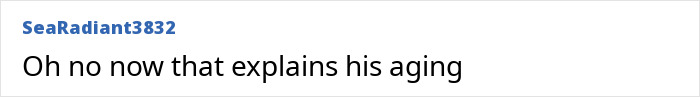 Comment text displaying a user's reaction expressing surprise about aging related to Eric Dane’s scandalous lifestyle and downward spiral. Comment text displaying a user's reaction expressing surprise about aging related to Eric Dane’s scandalous lifestyle and downward spiral.