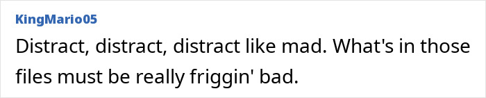 Comment text on a forum post discussing Elon Musk&rsquo;s daughter&rsquo;s accusation against Trump amid UFO files release controversy.