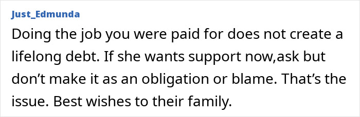 Screenshot of a social media comment discussing Beyoncé's treatment of a 20-year employee and sparking debate.