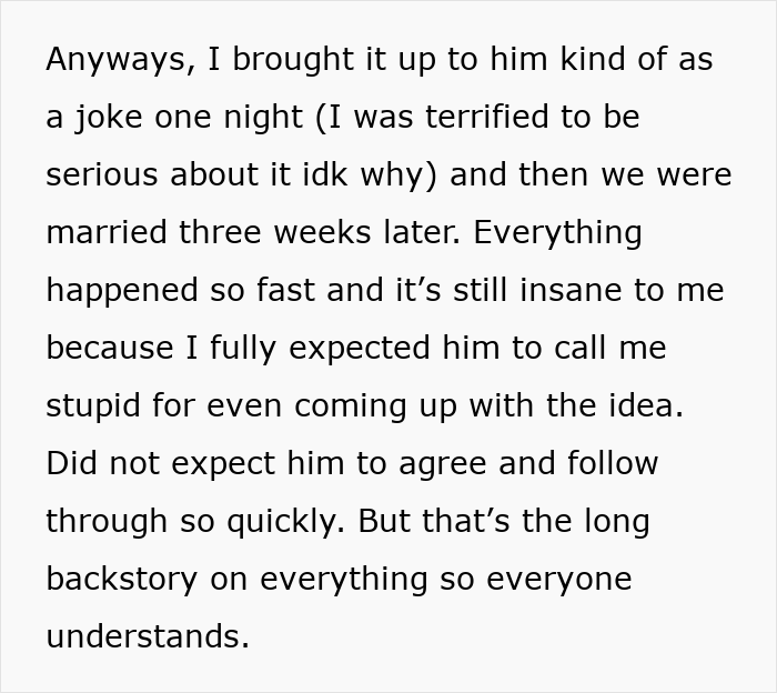Text about a woman marrying her high school bestie quickly for tax perks and unexpectedly falling for his cheeky surprises.