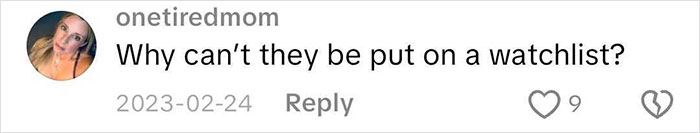 Screenshot of a woman's comment in an incel forum asking why members can't be put on a watchlist, highlighting undercover exposure.