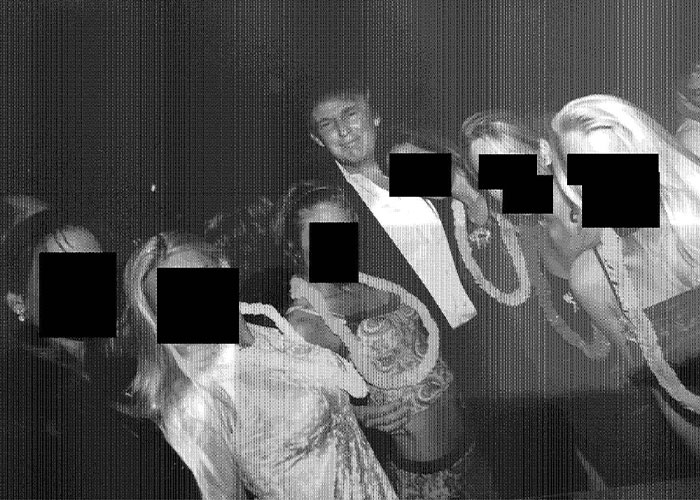 Donald Trump at a party in 2006 linked to Epstein investigation and Ghislaine, shown in newly revealed FBI documents.