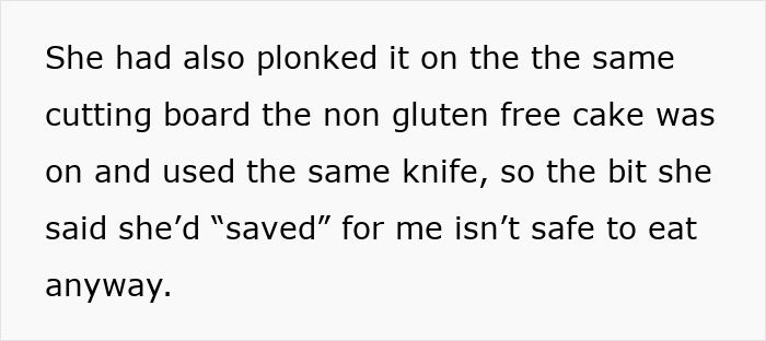 Greedy Lady Eats SIL&rsquo;s Gluten-Free Cake As It &ldquo;Looks Better,&rdquo; Sparks Drama As Hubby Scolds Her