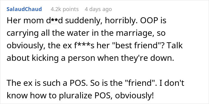 Man Cheats On Wife With Her Best Friend While She Works 70 Hours A Week, Expects Her To Just Take It