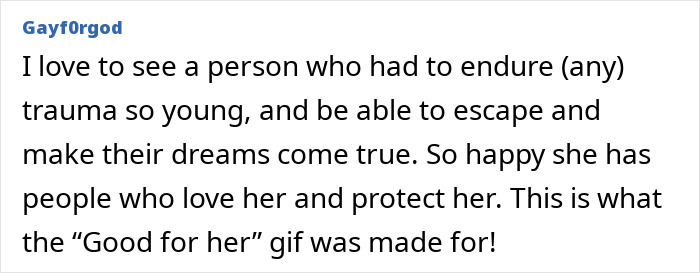 Fan comment praising Millie Bobby Brown&rsquo;s journey and support after sharing photo of her baby daughter.