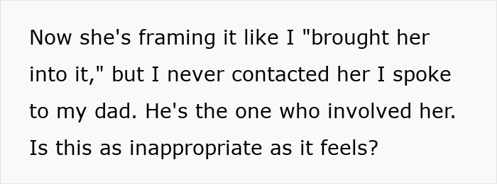 Woman Tells Dad She’s Not OK With Him Dating A 22YO, He Recruits Her To Harass The Daughter Woman Tells Dad She’s Not OK With Him Dating A 22YO, He Recruits Her To Harass The Daughter