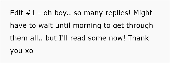 Text post expressing surprise at many replies and intent to read some now, related to colorblind student and special needs case.
