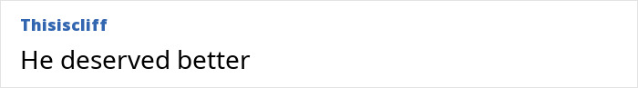 Comment saying he deserved better, related to Eric Dane’s scandalous lifestyle and downward spiral questions. Comment saying he deserved better, related to Eric Dane’s scandalous lifestyle and downward spiral questions.