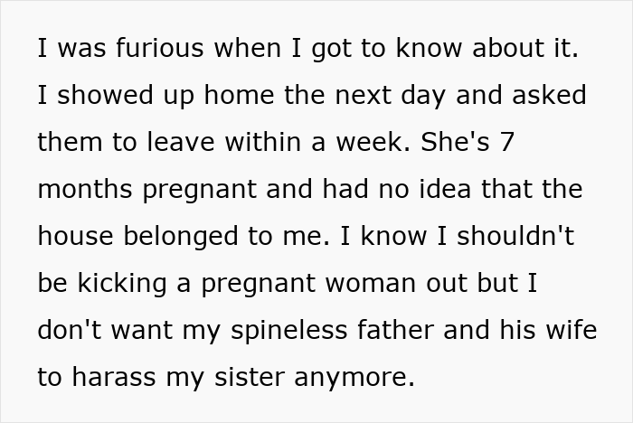 Evil Stepmom Ends Up Homeless After Trying To Evict Stepdaughter From Her Home As Sis Isn’t Having It Evil Stepmom Ends Up Homeless After Trying To Evict Stepdaughter From Her Home As Sis Isn’t Having It