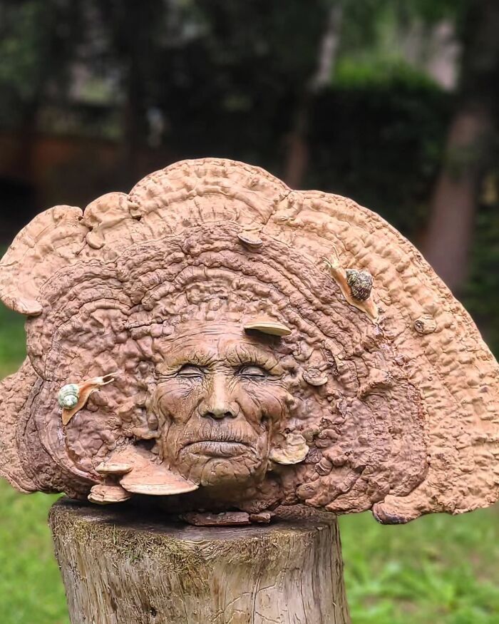 Artist Creates Sculptures That Are Inspired By The Forest, The Feminine, And The Healing Power Of Nature