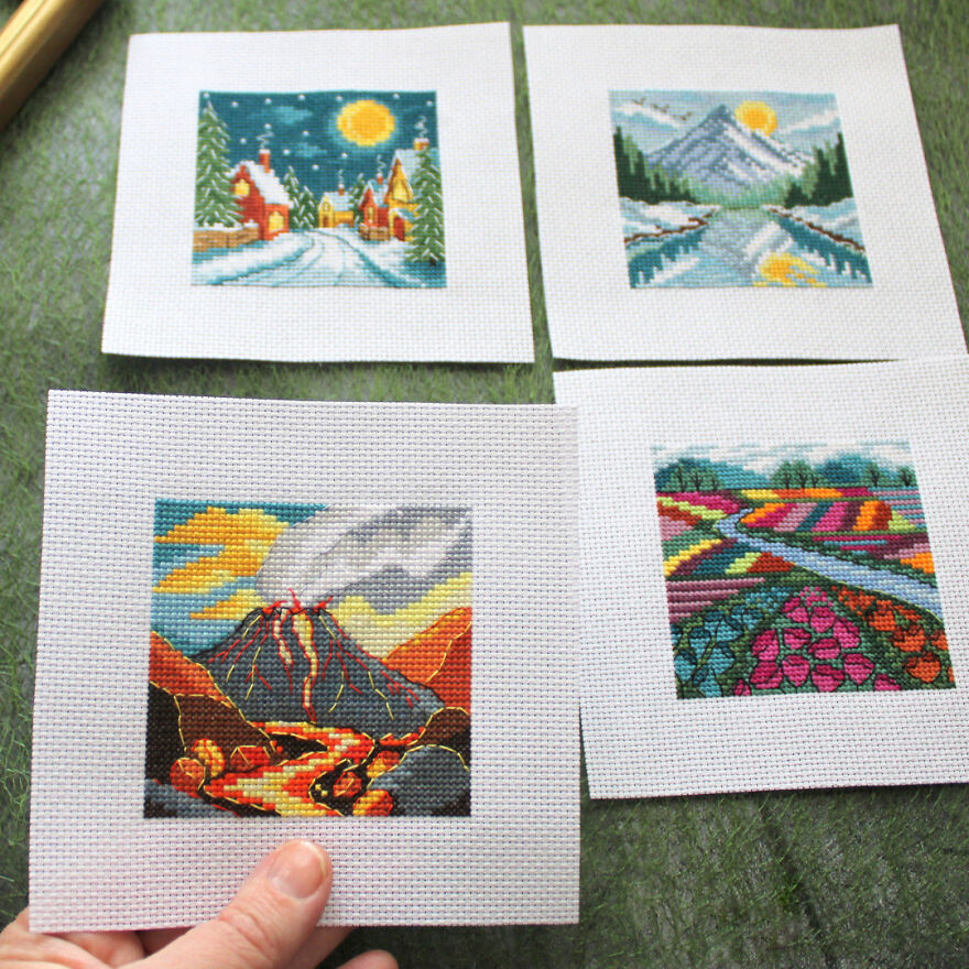 Cross Stitch: What I Created Over The Last Few Weeks Instead Of One Big Project