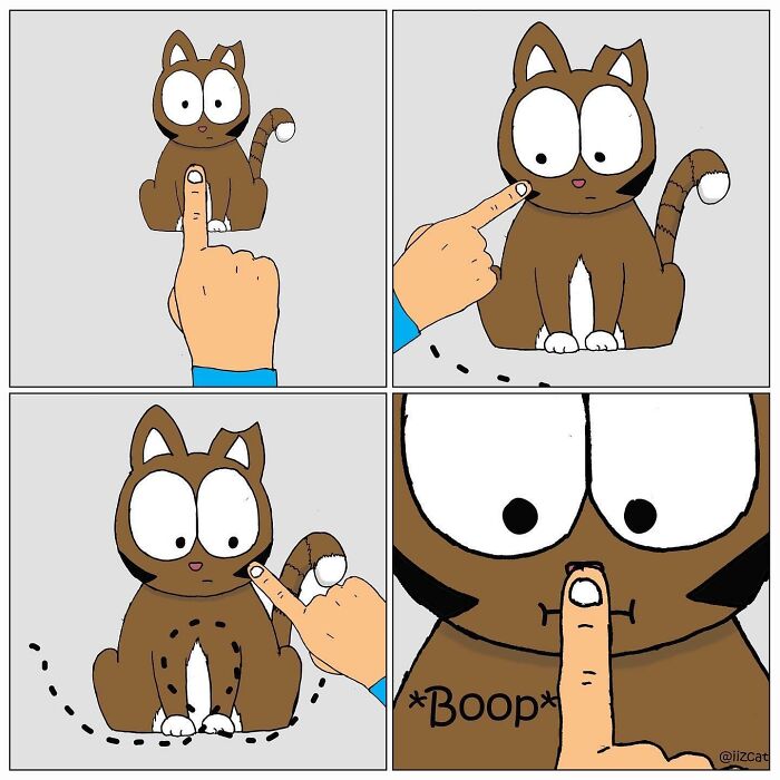 This Artist Turns The Chaos Of Living With A Cat Into Hilariously Relatable Comics (30 Comics)