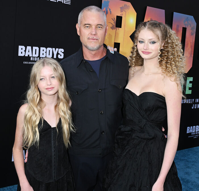 Eric Dane posing with family at a movie premiere, moments before his tragic passing at age 53 saddened fans worldwide