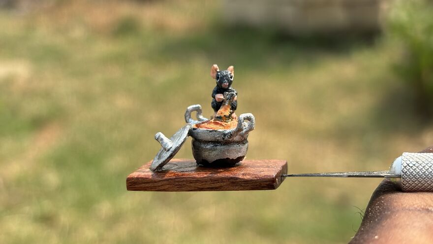 Miniature Wood Carving