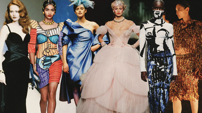 Models showcase eclectic and artistic fashion designs on runway, highlighting Met Gala dress code controversy for 2026.