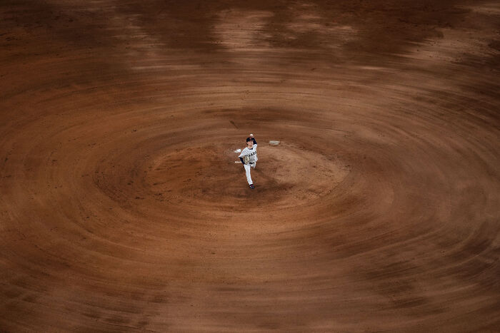 Baseball, Bronze: The Mound By Shi Tang