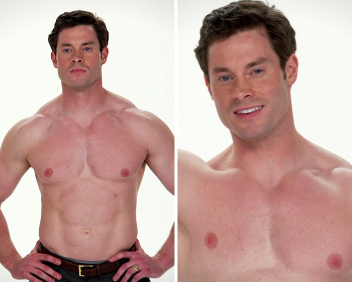 Shirtless fit male athlete posing confidently in studio, highlighting strength and physique for 2026 Winter Olympics athletes.