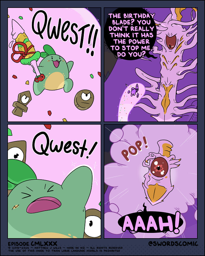 I Made A Webcomic All About Fantasy Swords And It Is About To Celebrate Its 1000th Episode On Its 8th Anniversary - All With No AI