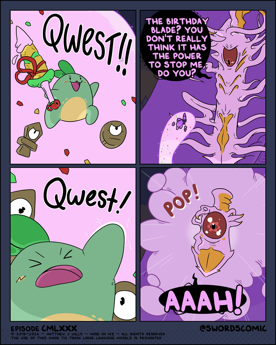 I Made A Webcomic All About Fantasy Swords And It Is About To Celebrate Its 1000th Episode On Its 8th Anniversary - All With No AI