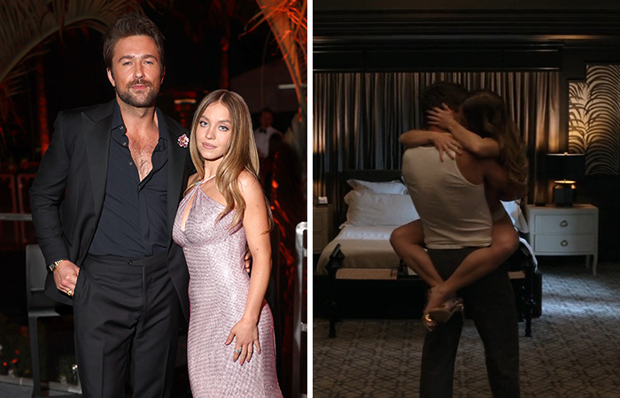 Olympian Jutta Leerdam posing at event in elegant dress and images from ice event where she exposed her underwear.