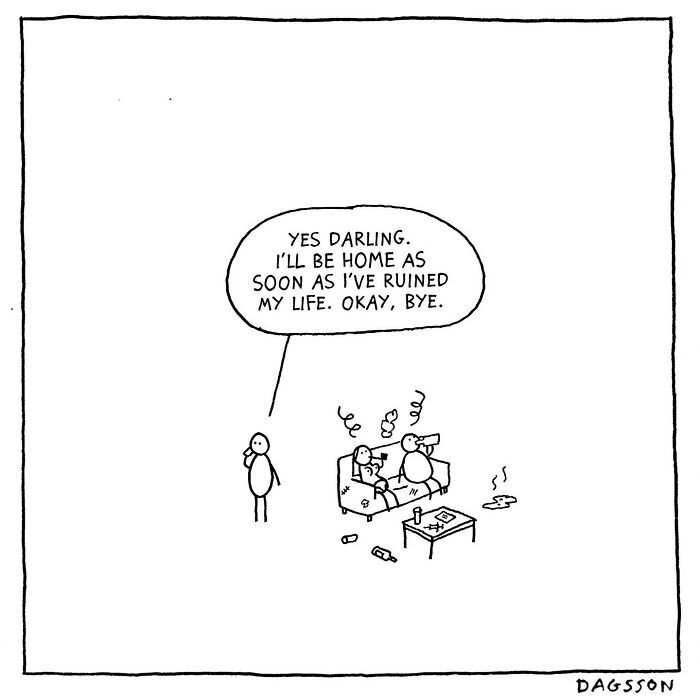 These Dark, Witty Comics By Hugleikur Dagsson Serve Humor With A Sharp, Unexpected Bite