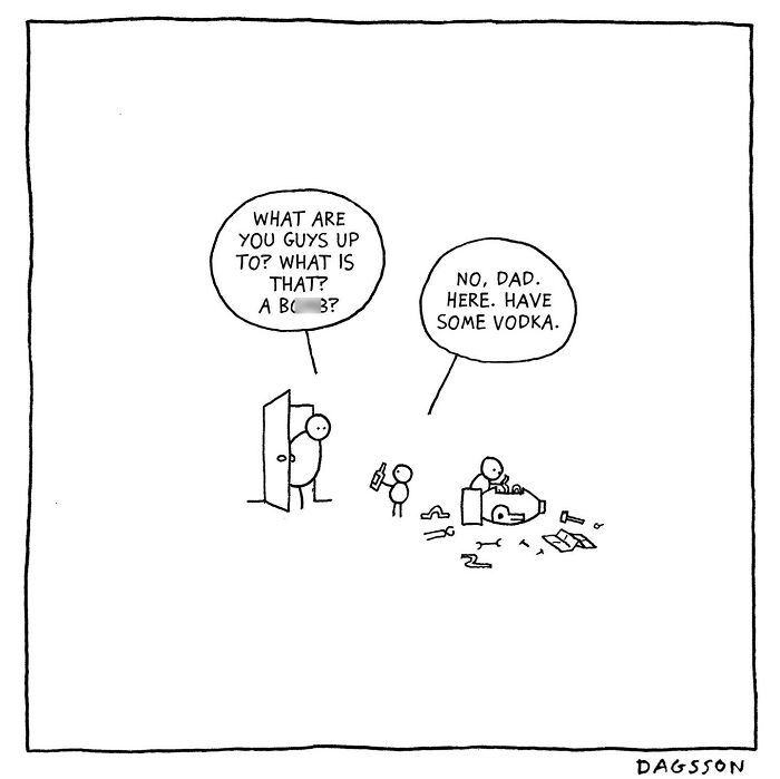 These Dark, Witty Comics By Hugleikur Dagsson Serve Humor With A Sharp, Unexpected Bite