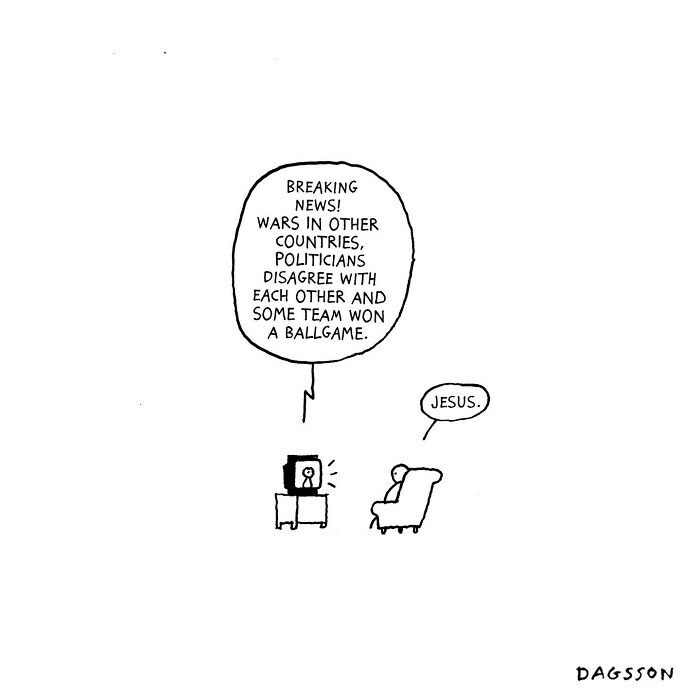 These Dark, Witty Comics By Hugleikur Dagsson Serve Humor With A Sharp, Unexpected Bite