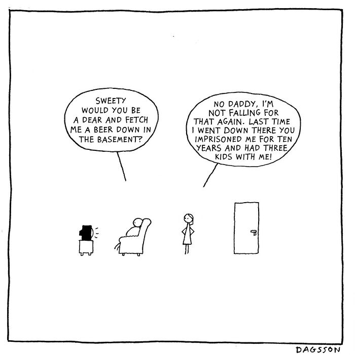 These Dark, Witty Comics By Hugleikur Dagsson Serve Humor With A Sharp, Unexpected Bite