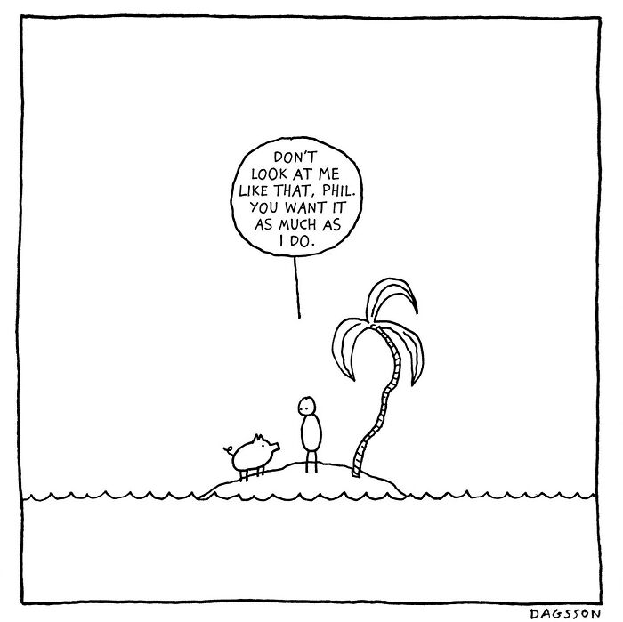 These Dark, Witty Comics By Hugleikur Dagsson Serve Humor With A Sharp, Unexpected Bite