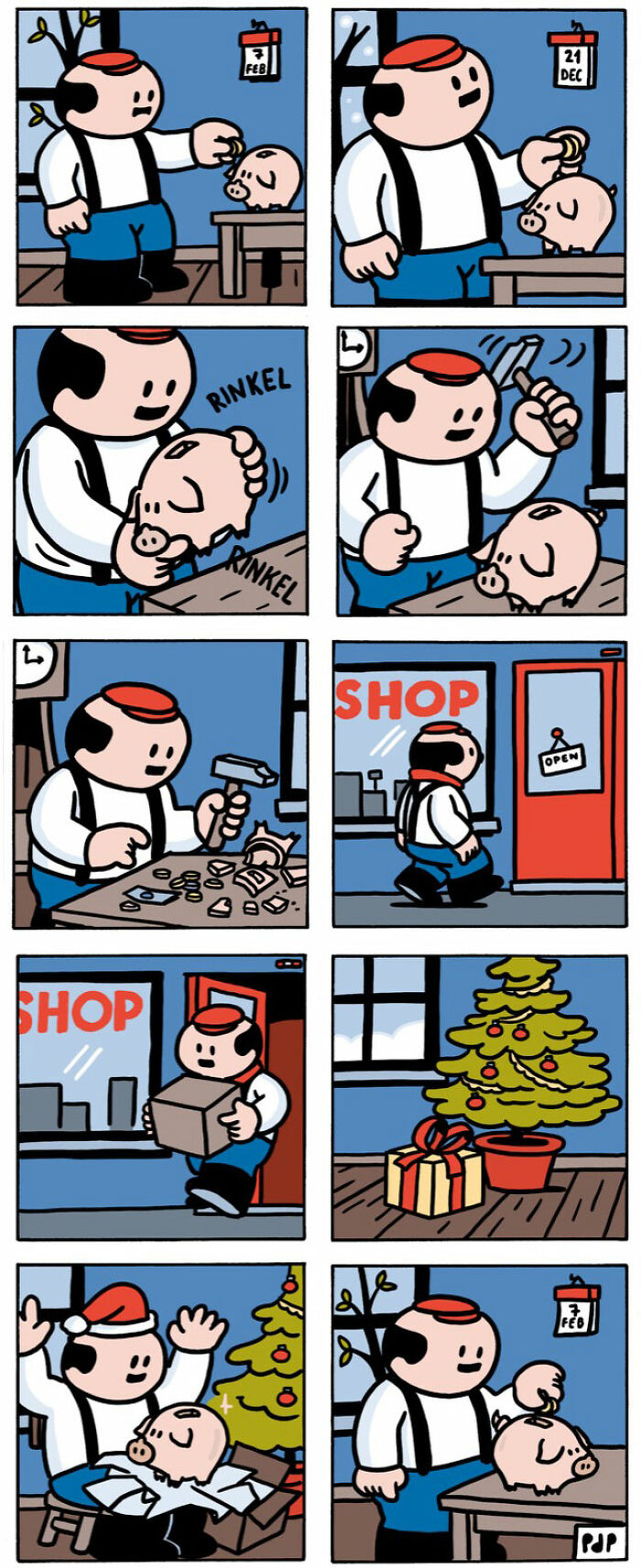 These Wordless Dark Humor Comics By Pieter De Poortere Will Make Your Brain Laugh Without Saying A Word