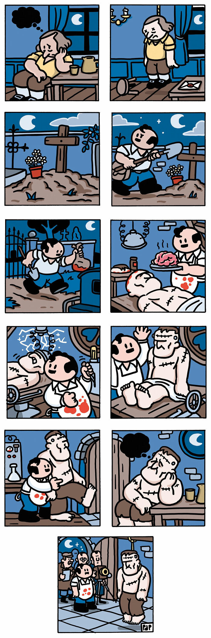 These Wordless Dark Humor Comics By Pieter De Poortere Will Make Your Brain Laugh Without Saying A Word