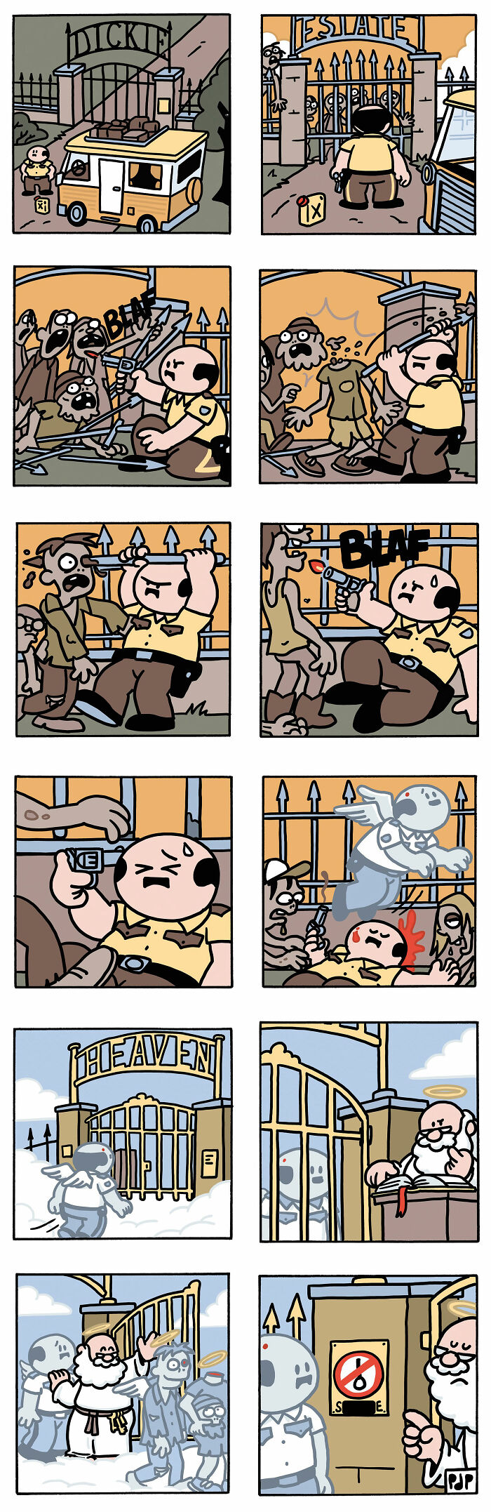 These Wordless Dark Humor Comics By Pieter De Poortere Will Make Your Brain Laugh Without Saying A Word