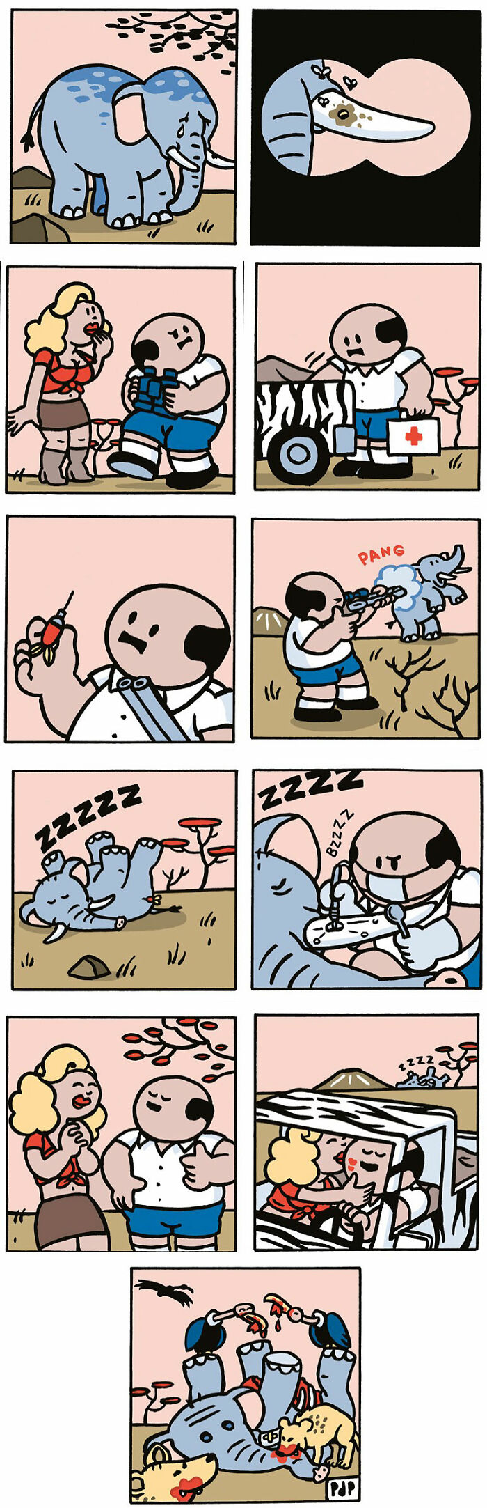 These Wordless Dark Humor Comics By Pieter De Poortere Will Make Your Brain Laugh Without Saying A Word