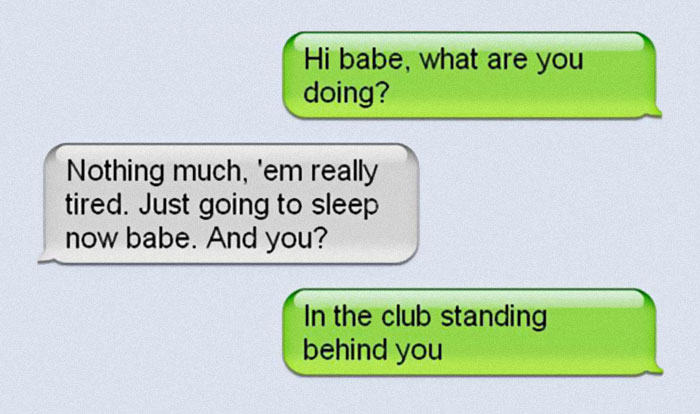 Funny text message exchange with a surprise twist, showcasing humorous moments people shared online in text conversations.
