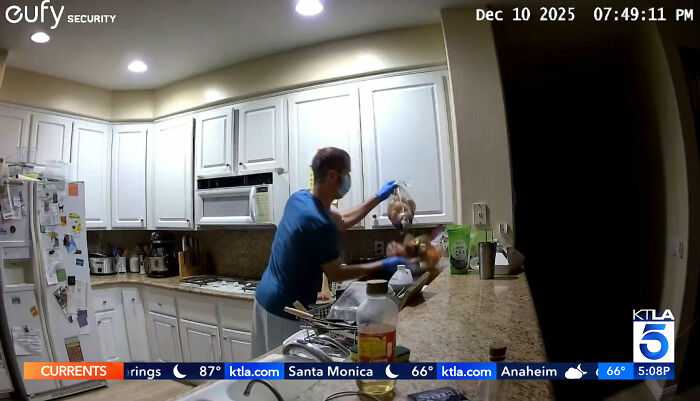 Security footage shows a person in a kitchen linked to roommate’s horrifying acts after multiple ER visits. Security footage shows a person in a kitchen linked to roommate’s horrifying acts after multiple ER visits.