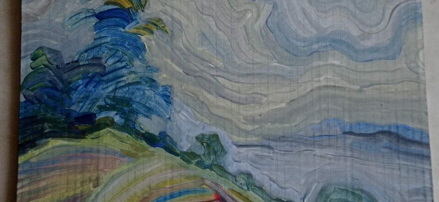 From Trash To Gallery: How My Need To Create Turned Used Boxes Into Fine Art Landscapes