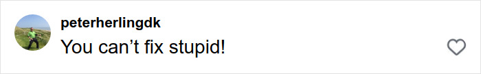 Screenshot of a social media comment reading You can’t fix stupid in response to tourist caught on camera stealing a bikini. Screenshot of a social media comment reading You can’t fix stupid in response to tourist caught on camera stealing a bikini.