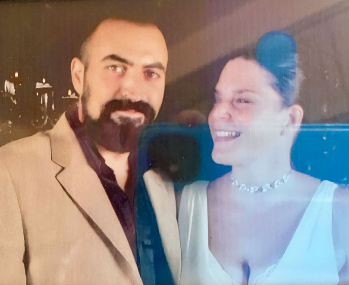 Former CIA member and woman smiling together, related to disturbing theory about disappearance of Savannah Guthrie's mom.