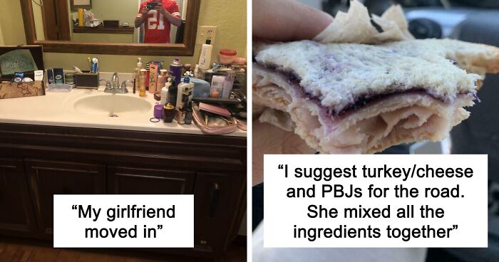 “She Said She Did It To Be Nice”: 57 Mildly Infuriating Photos Showing GFs And Wives Being Annoying (New Pics)