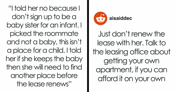 Woman Shocked When Roommate Gets Pregnant, Tells Her To Move Out As She Can’t Raise A Baby