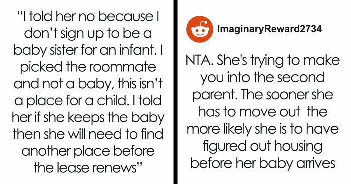 Woman Tells Pregnant Roommate To Move Out Before Baby Arrives, Gets Branded “Heartless”