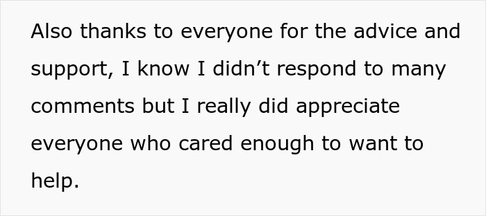 Text on white background expressing gratitude for advice and support amid relationship confusion and cheating confession.