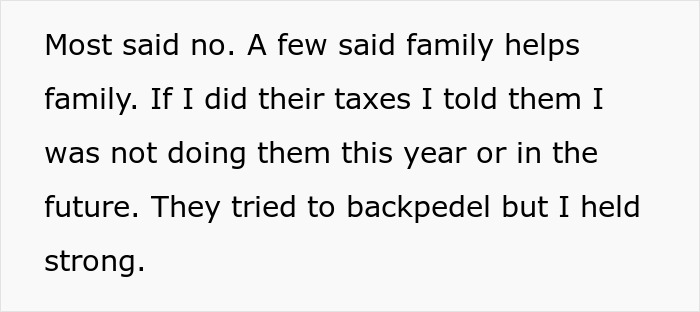 Text excerpt about a sister who refuses to plan a wedding and ends up demoted to guest in a family conflict.