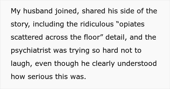 Husband shares story including postpartum boundaries conflict and psychiatrist's reaction to the situation described.